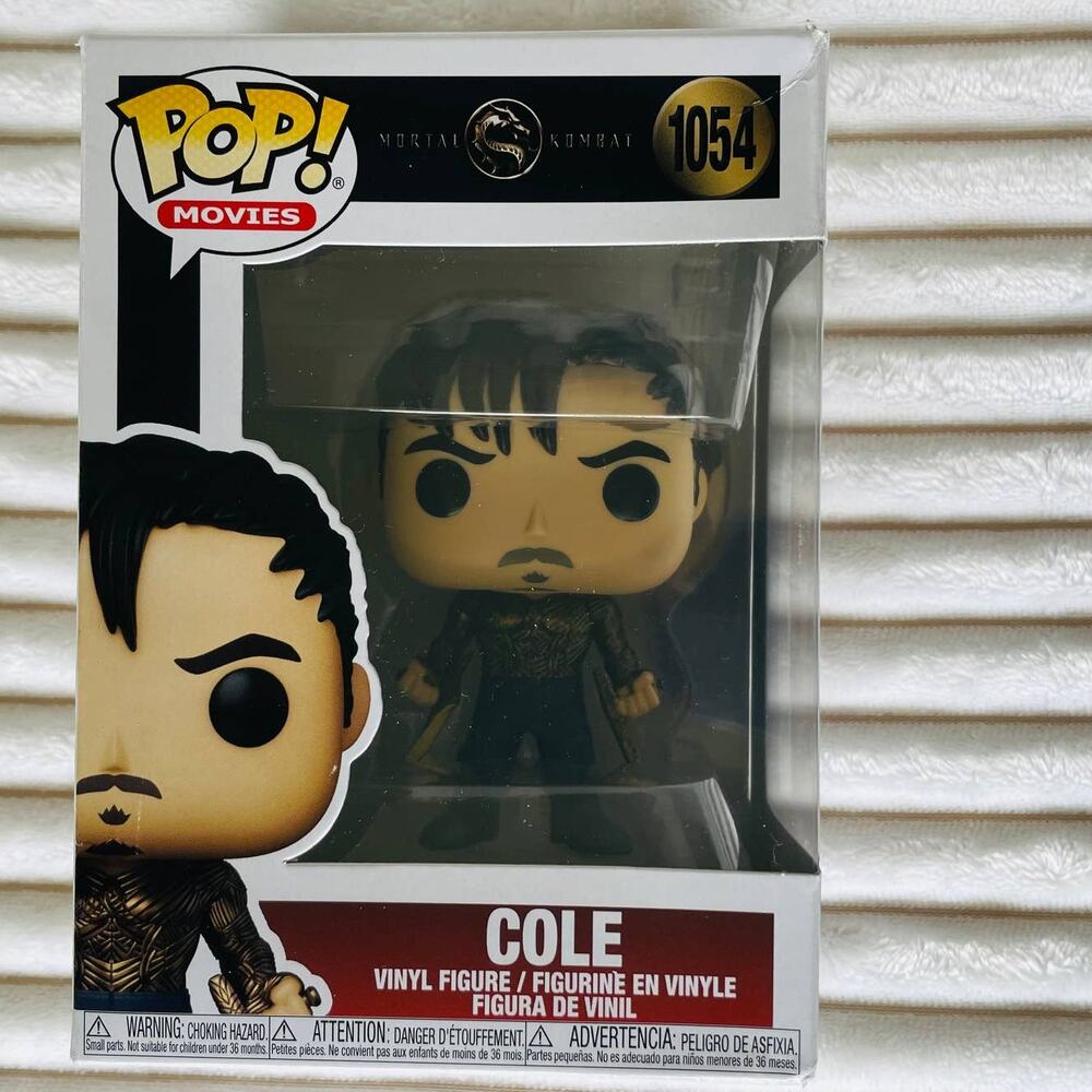 Funko Pop! Movies Mortal Kombat: Cole Young #1054 Vinyl Figure Collectible New